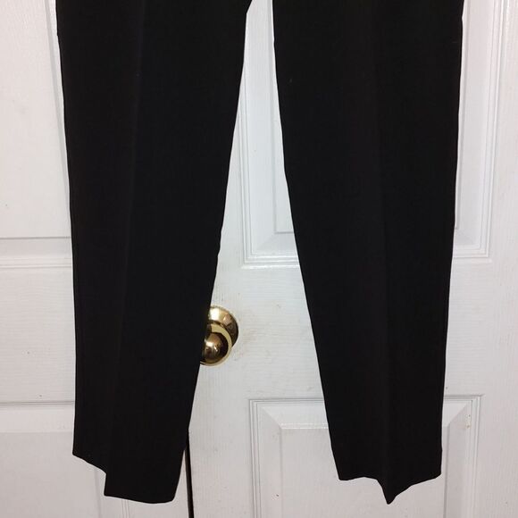 Christopher & Banks black stretch dress pants slacks  Sz 8 NWT - Picture 2 of 5